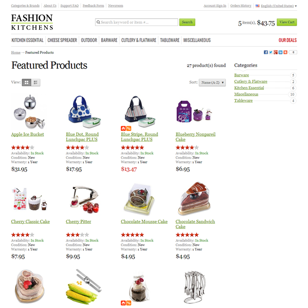 Websites: Fashion Kitchens